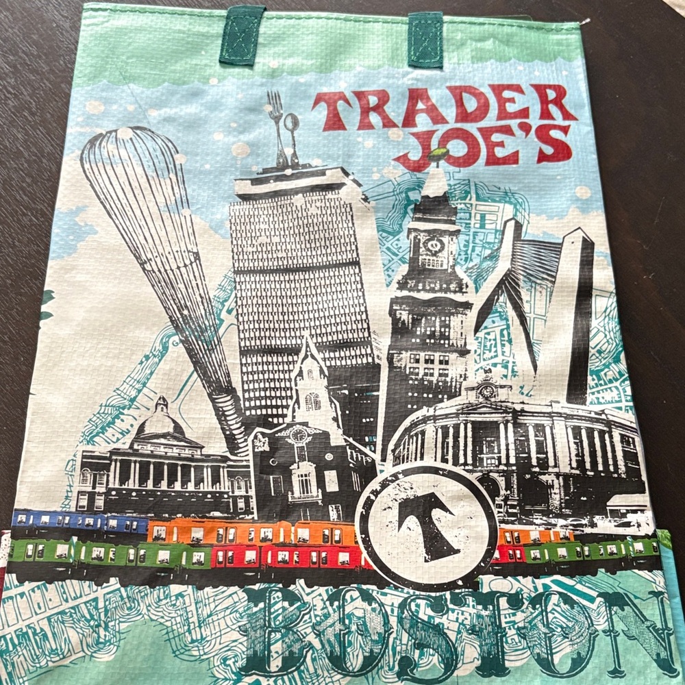 Trader Joe's Boston Tote Bag - Multicolor